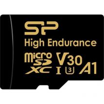 Silicon Power - microsdxc hohe ausdauer 128GB V30 + adapter (SP128GBSTXDV3V1HSP)