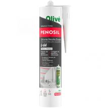 Cartucho silicona neutra espejos 300ml color blanco