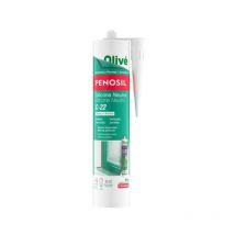 Silicona neutra construccion c-22 300 ml negro Penosil