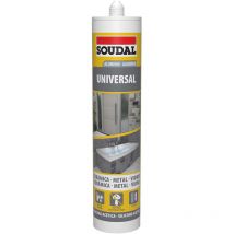 Silicona Universal Soudal Aluminio 280ml 115924