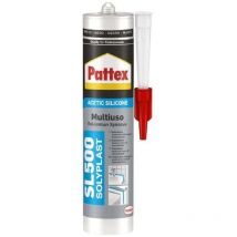Silicone acetico multiuso 'solyplast' marrone ml 300