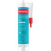 Penosil – Silicone acétique blanc 311 – Étanchéité cuisine et salle de bains – Résistance UV et moisissures