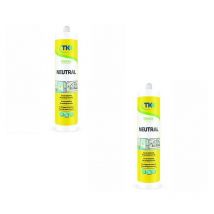 TKK - silicone neutro tekasil neutral ml.310 rame RAL8004 fer 290630 - pz 2
