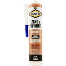 Silicone per Legno Verniciabile da 300 ml Inodore Riempitivo Bostik colore noce