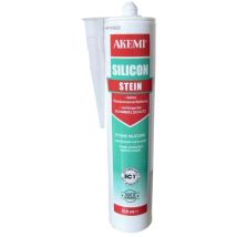 Silicone Pierre - Akemi - Cartouche De 310 Ml Gris Argent