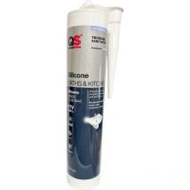 Outilpro - Silicone sanitaire acétique anti moisissure tecnosil bain & cuisine, étanche 300 ml Teinte: incolore
