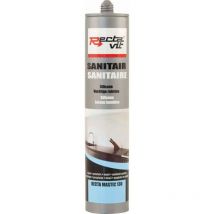 Silicone sanitaire - Couleur : Blanc Rectavit