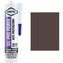 Bostik cartuccia sil pro power marrone 300 ml 12 pz