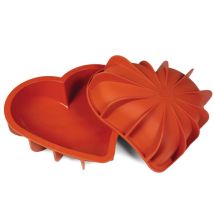 Stampo in silicone a forma di cuore SFT211 – 205 x 186 x 54 mm – Silikomart