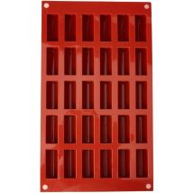 Silikomart 26.129.00.0060 Stampo in Silicone, Rosso, 44x18 h 20 mm