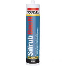 Soudal - Silirub Bau n 300ml transparent 125580