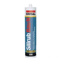 Enduit d'étanchéité en silicone Silirub Bau n noir 300 ml