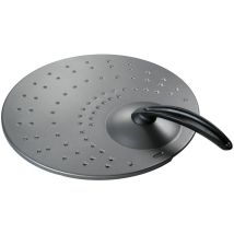 Coperchio Spruzzatore Ø 32 cm – Acciaio Inossidabile 18/10 – Facile da Pulire – Compatibile con Padelle Standard