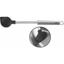 Silit Classic Line - Cucchiaio Da Cucina In Plastica, 34 Cm, In Acciaio Inox Lucido, Con Affetta Resistente Al Calore, Lavabile In Lavastoviglie