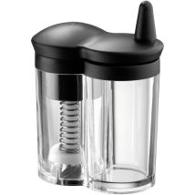 Macina Noce Moscata in Acrilico e Plastica di Qualità – Design Moderno con Rivestimento in Acciaio Inossidabile – Silit