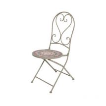 Silla bistró de metal
