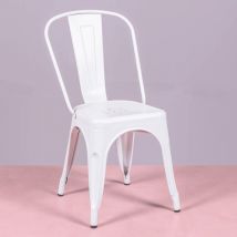 Nest Dream - Silla metálica en acero - Bistro - Blanco