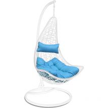 Saldosystocks - Silla Colgante Mecedora Once. Muebles de Jardin o Terraza