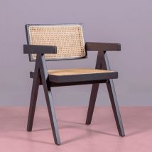 Nest Dream - Silla cásica con reposabrazos - Compass - Negro