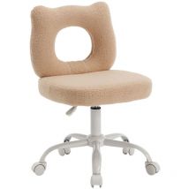 Wahson Office Chairs - Silla de Escritorio Infantil en Piel Sintética con Respaldo Giratorio Silla de Trabajo con Altura Ajustable para Niños Estudio