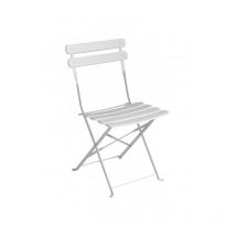 Moia Spa - Silla de jardín plegable con estructura de hierro Marfil - Urbino