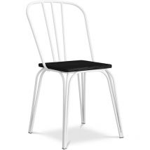 Silla de Comedor - Estilo Industrial - Madera y Metal - Lillor