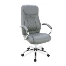 Silla de oficina Angela en gris. Alto: 115-125. Ancho: 62. Fondo: 69,5