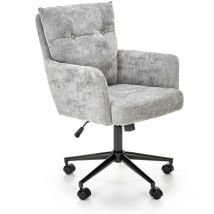 Arredamento1 - Silla de oficina Houston 1262, Gris claro, 92x59x70cm, Con reposabrazos, Con ruedas, Mecanismo de la silla: Inclinación