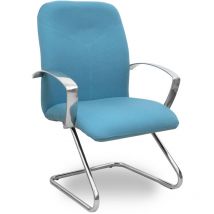 P&c - Sillón Caudete confidente patín bali azul cielo