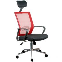 Silla de oficina OCF9 de malla Roja