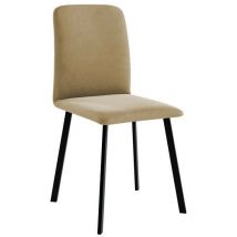 Mobilier1 - Silla Edmond 115, Amor Velvet 4302, 91x48x55cm, Tapiz, Metálico - Amor Velvet 4302