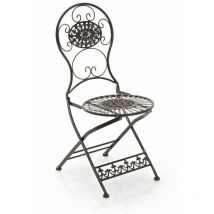 Silla Exterior Plegable Mani Bronce