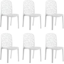 Silla Flora - Blanco