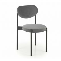 Silla Houston 1647, Gris, 80x48x42cm, Tapiz, Metálico