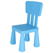 Aranaz - mueblear Silla infantil plástico 30x30x64 cm - Azul - Azul