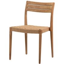 Silla Madera Teka Cuerda 52x50x81 Cm