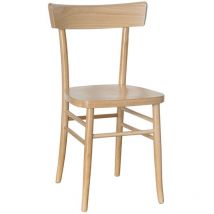 Okaffarefatto - Silla Milan vintage de madera natural