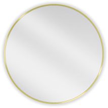 Desconocido – Miroir mural rond 75 cm cadre doré – Longueur, Largeur, Forme, Hauteur