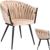 Molto - Silla beige, patas negras