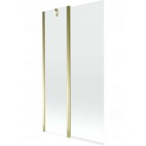 Desconocido - Silla Pare-baignoire pivotant, 100x150 cm, Doré