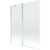 Desconocido - Silla Pare-baignoire pivotant, 140x150 cm, Chromé
