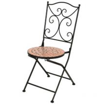 Silla plegable bistro metalica 40 x 38 x 90 cm - X75000200