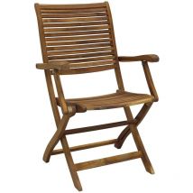 Silla plegable con apoyabrazos mod.Riviera