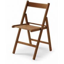 Bissolo Casa - silla plegable de madera nogal 79x42,5x47,5cm