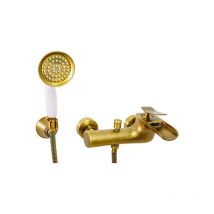 Desconocido - silla Robinet De Baignoire en Laiton retro, mural, Ancien doré