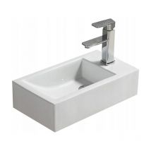 Silla Vasque suspendu céramique 40,5x20x12 cm, Blanc