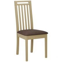 Mobilier1 - Silla Victorville 348, Roble Sonoma, 96x45x41cm, Tapiz, De madera, Madera - Roble Sonoma