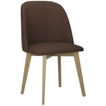 Mobilier1 - Silla Victorville 362, Roble Sonoma, 83x48x55cm, Tapiz, De madera