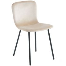 Sillas Comedor - Silla Welna Terciopelo - Beige