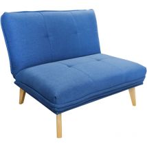 Poltrona Letto Pärumm Bicol 95x86x81 cm Blu Oceano